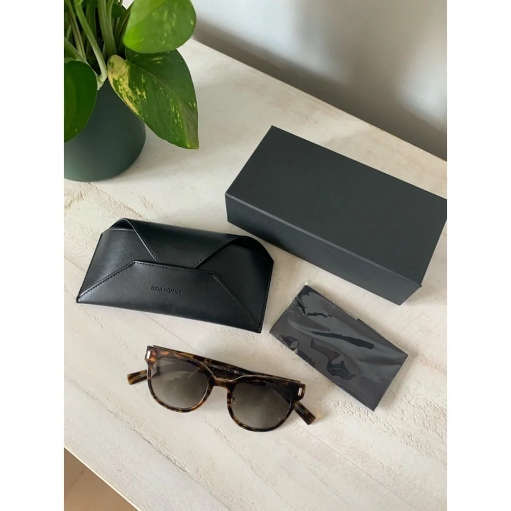NEW CHRISTIAN DIOR Men’s 50mm Tortoise Sunglasses